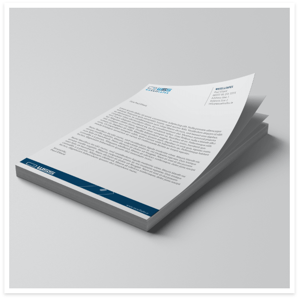 Letterheads print & design dublin ireland asdesign swords ireland