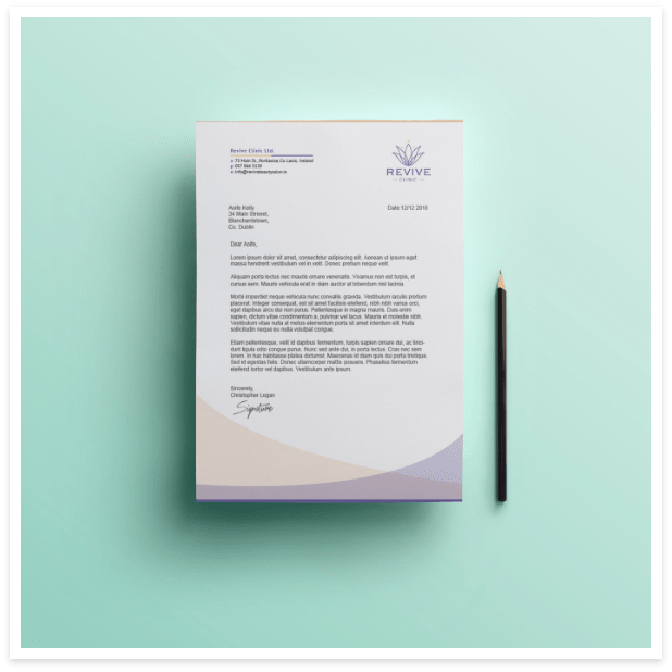 Letterheads print & design dublin ireland asdesign swords ireland